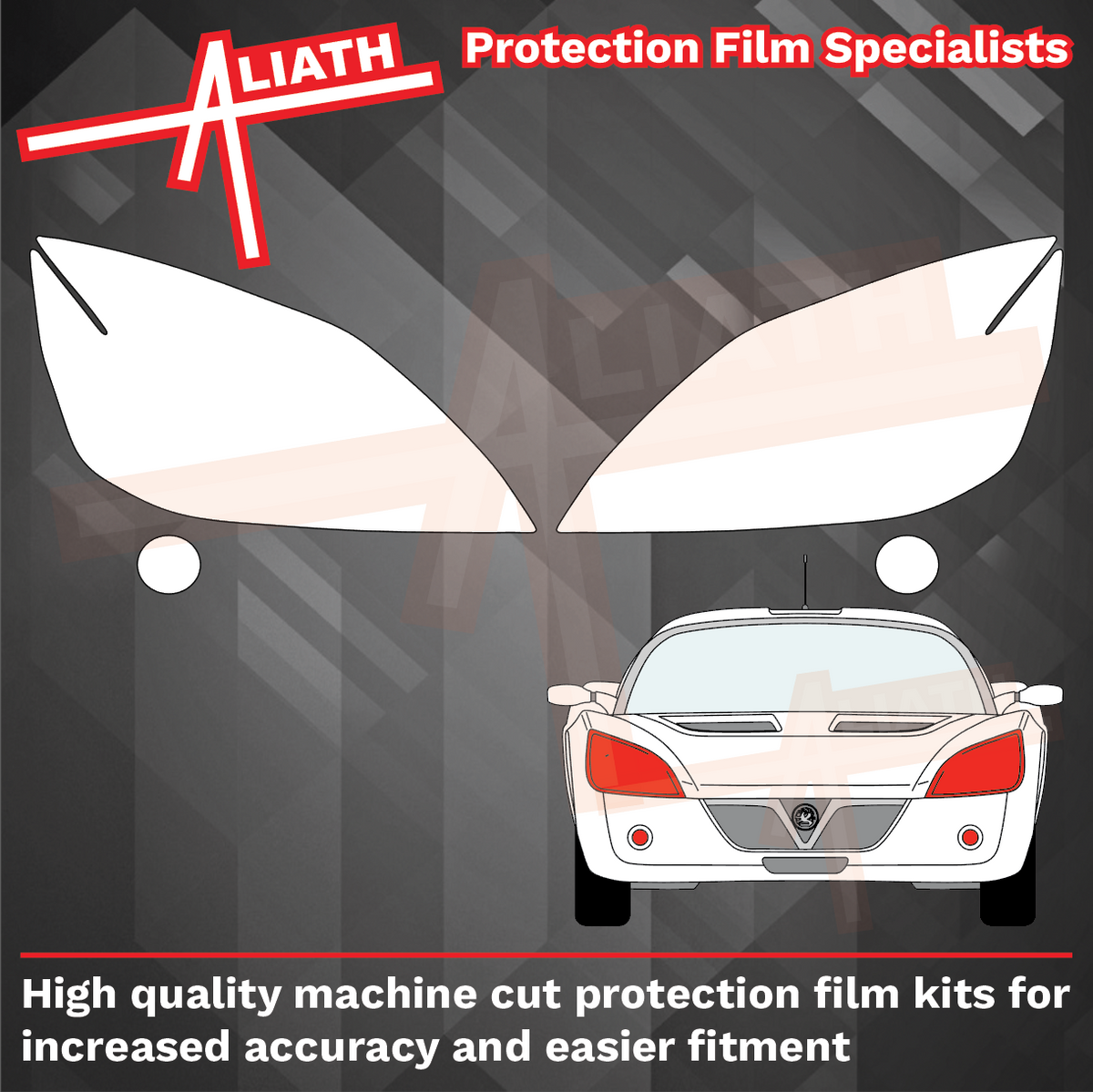 Vauxhall VX220 / Opel Speedster 2000-2005, Headlights & Fog Lights CLEAR Paint Protection