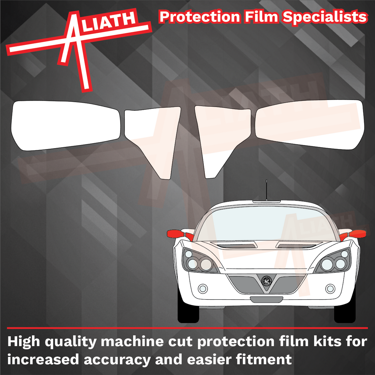 Vauxhall VX220 / Opel Speedster 2000-2005, Door mirror covers CLEAR Paint Protection