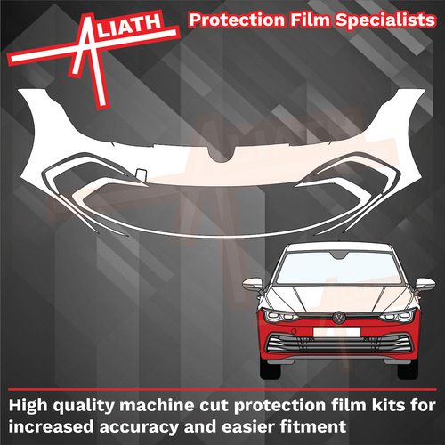 Volkswagen Golf GTI (MK8) 2019-Present, Front Bumper CLEAR Paint Protection