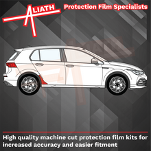 Volkswagen Golf (MK8) 2019-Present, Rear QTR Arches BLACK Paint Protection