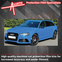Audi A6 / S6 / RS6 ESTATE (Type 4G) 2012-2019 Rear Bumper BLACK TEXTURED Scratch Protection