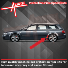 Audi RS6 (Type 4B) 2002-2004, Rear QTR & Sill Arch OE Style BLACK Paint Protection