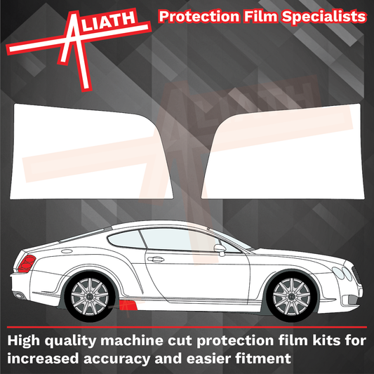 Bentley Continental 2003-2023, Rear Sill Panel OE Style CLEAR Paint Protection
