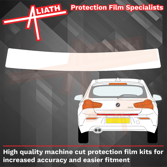 BMW 1-Series (Type F20 F21) 2015-2019, Rear Bumper Upper CLEAR Paint Protection