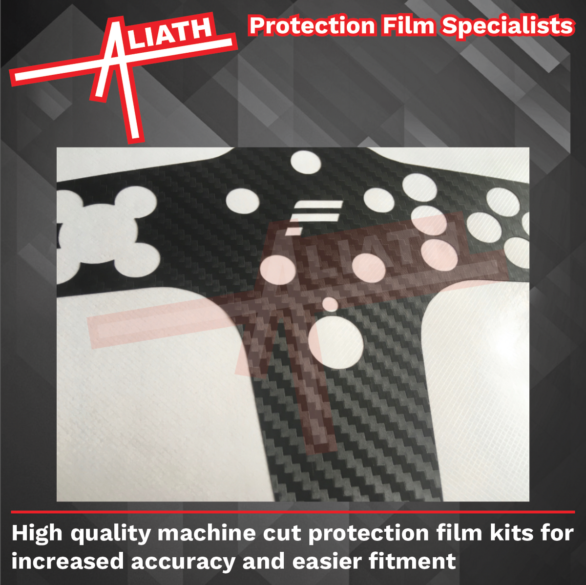 Fanatec CSL Elite Steering Wheel, CARBON FIBRE EFFECT Styling & Scratch Protection Kit