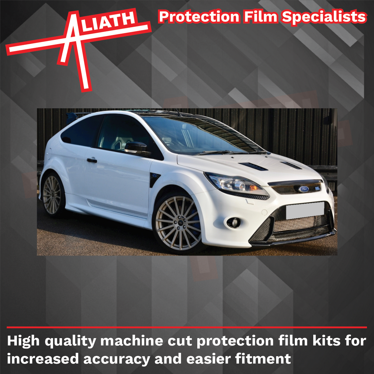 Ford Focus RS (Mk2) 2009-2012, A-Pillars CLEAR Paint Protection