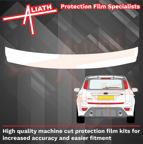 Ford Focus RS (Mk2) 2009-2012, Rear Bumper Upper CLEAR Paint Protection