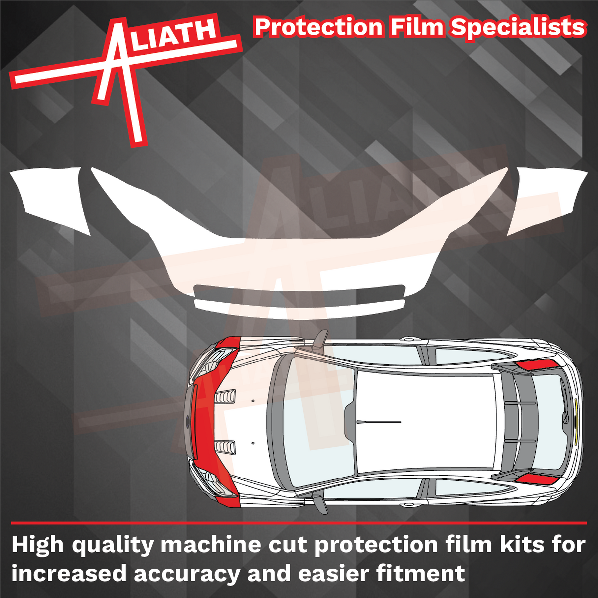 Ford Focus RS MK2 (CB4) 2009-2012 Bonnet & Wings CLEAR Paint Protection