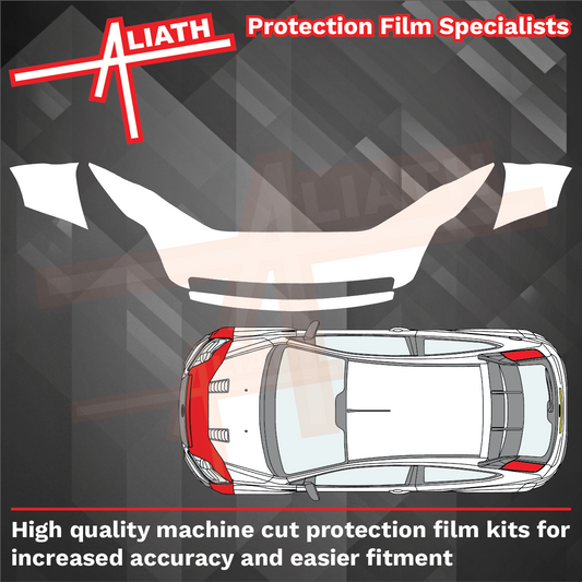 Ford Focus RS MK2 (CB4) 2009-2012 Bonnet & Wings CLEAR Paint Protection