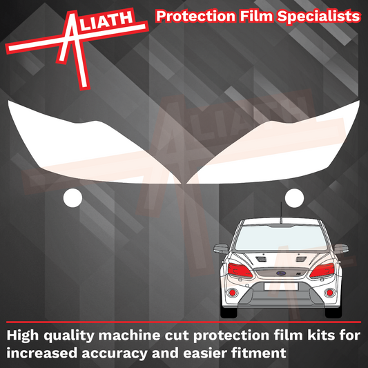 Ford Focus RS (Mk2) 2009-2012, Headlights CLEAR Paint Protection