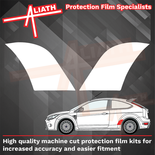Ford Focus RS (Mk2) 2009-2012, Rear Arches CLEAR Paint Protection