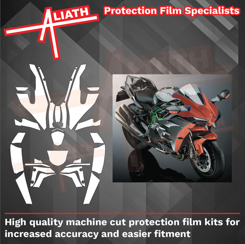 Kawasaki Motorcycle H2 2016-2019, Front Nose CLEAR Paint Protection