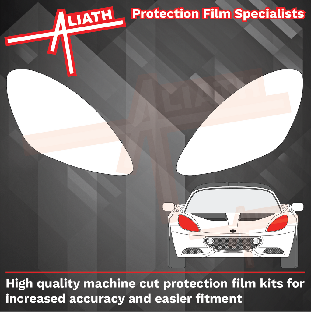 Lotus Elise (Type S3) 2011-Present, Headlights CLEAR Paint Protection ...
