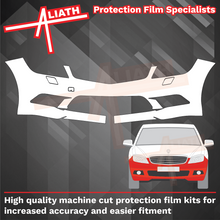 Mercedes-Benz C Class AMG Sport (W204) 2007-2011 Bumper CLEAR Paint Protection