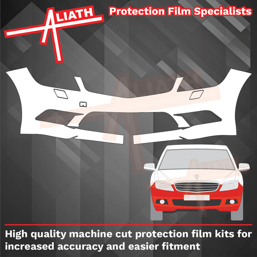 Mercedes-Benz C Class AMG Sport (W204) 2007-2011 Bumper CLEAR Paint Protection