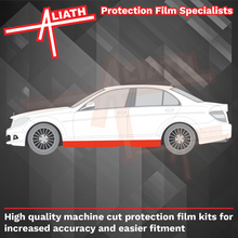 Mercedes-Benz C Class C63 AMG (W204) 2007-2011 Side Sill Skirt Trims CLEAR Paint Protection