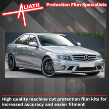 Mercedes-Benz C Class C63 AMG (W204) 2007-2011 Side Sill Skirt Trims CLEAR Paint Protection