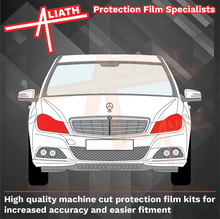 Mercedes-Benz C Class (W204) 2011-2014 Headlights CLEAR Stone Protection