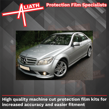 Mercedes-Benz C Class (W204) 2007-2011 Door Mirror Caps CLEAR Paint Protection