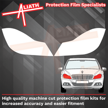 Mercedes-Benz C Class C63 AMG (W204) 2011-2014 Headlights CLEAR Stone Protection