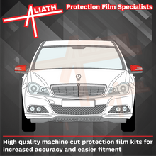 Mercedes-Benz C Class (W204) 2011-2014 Door Mirror Caps CLEAR Paint Protection