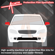 Mercedes-Benz C Class (W204) 2007-2011 Door Mirror Caps CLEAR Paint Protection
