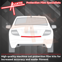 Mercedes C-Class Saloon (W204) 2007-2014, Rear Bumper Upper CLEAR Paint Protection