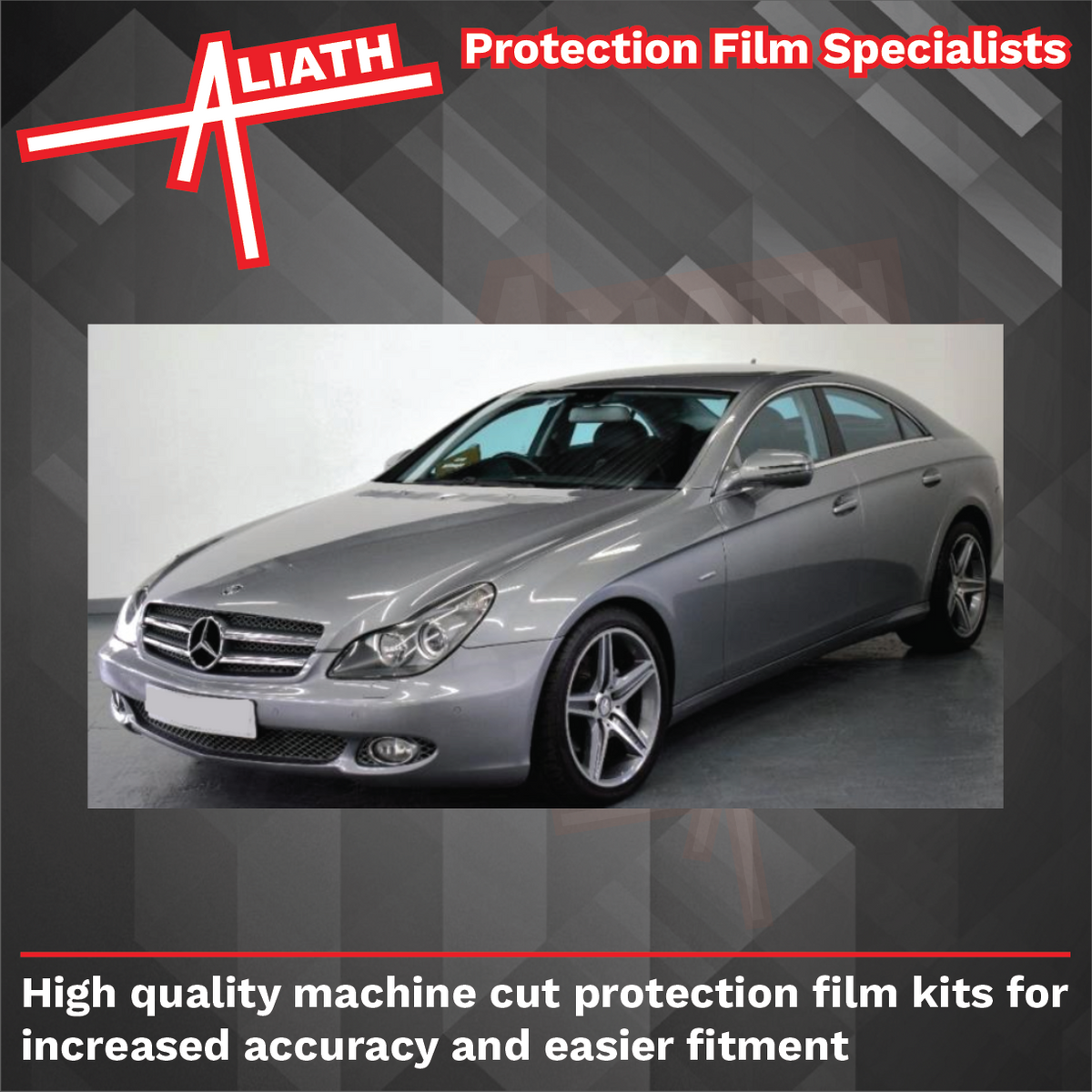 Mercedes-Benz CLS Class (W219) 2004-2010, Front Bumper CLEAR Paint Protection