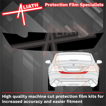 Mercedes-Benz CLS Class (W219) Rear Bumper Upper BLACK Paint Protection