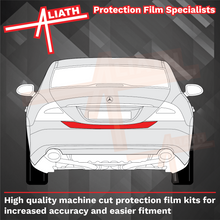 Mercedes-Benz CLS Class (W219) Rear Bumper Upper CLEAR Paint Protection