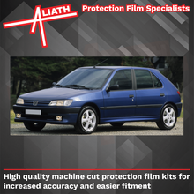 Peugeot 306 5 Door 1994-2002, BLACK TEXTURED B-Pillar Trim Set. CLASSIC