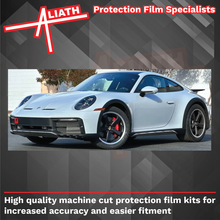Porsche 911 DAKAR (992) 2020-Present, Rear QTR Arches BLACK Paint Protection