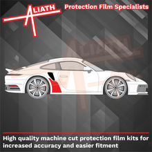 Porsche 911 Turbo & GT3 RS (992) 2020-Present, Rear QTR Arch (SMALL) CARBON Paint Protection