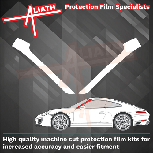 Porsche 911 991 2011-2020, A-Pillars Front CLEAR Paint Protection