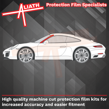 Porsche 911 991 2011-2020, A-Pillars Front CLEAR Paint Protection