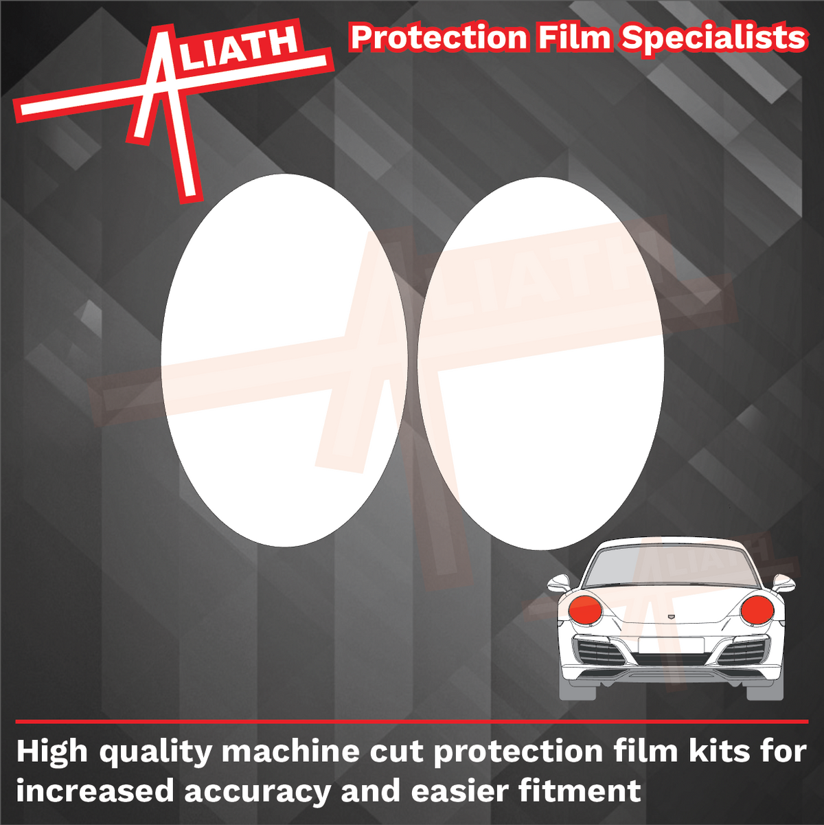 Porsche 911 991 Turbo & Turbo S 2011-2020, Headlights CLEAR Stone Protection