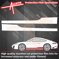 Porsche 911 991 Turbo & Turbo S 2013-2020, Side Skirts CLEAR Paint Protection