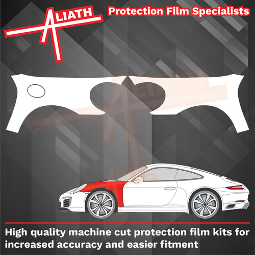 Porsche 911 991 2011-2020, Front Wings CLEAR Paint Protection