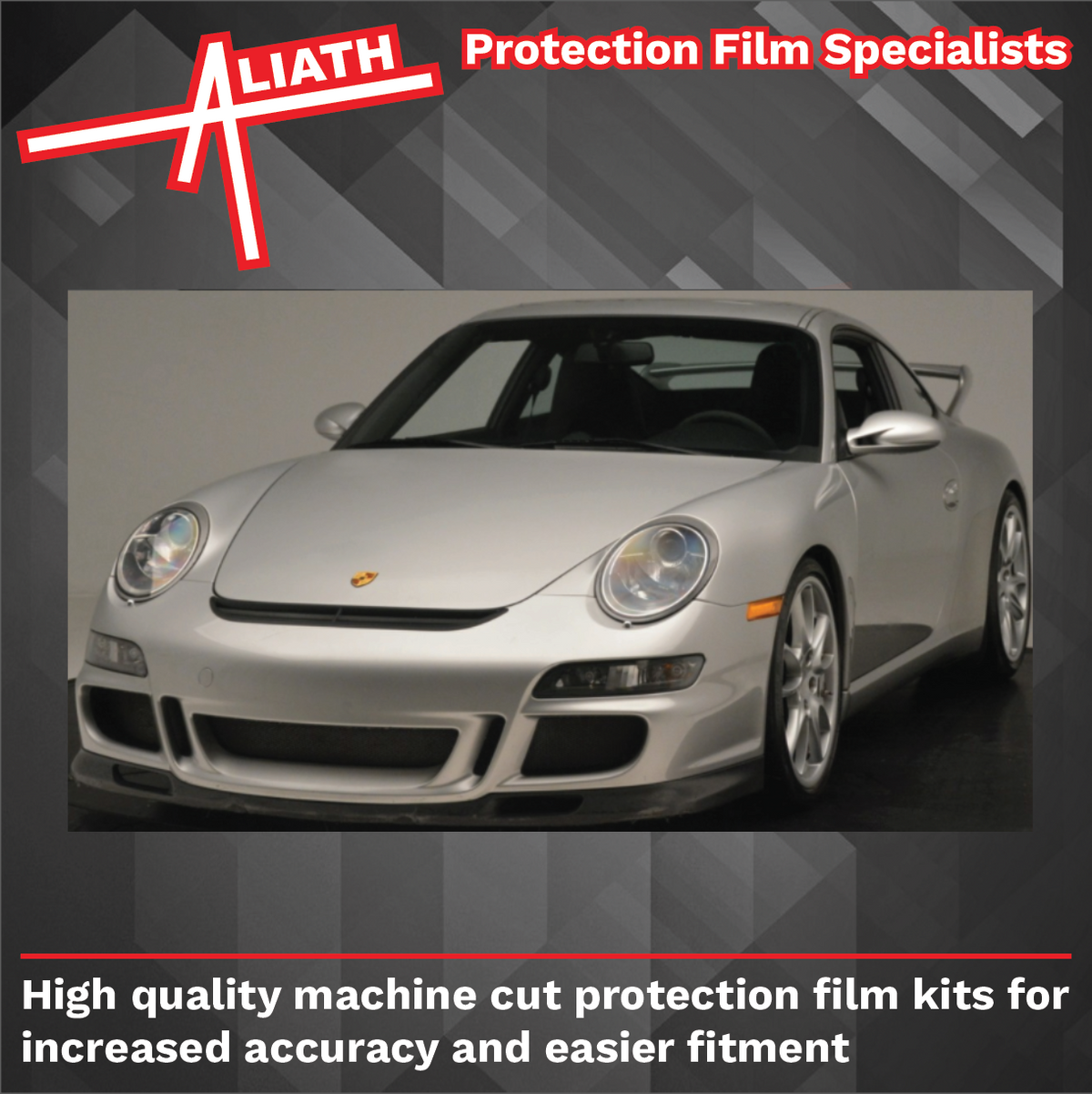 Porsche 911 GT3 (997) 2006-2009, Front Bumper CLEAR Paint Protection