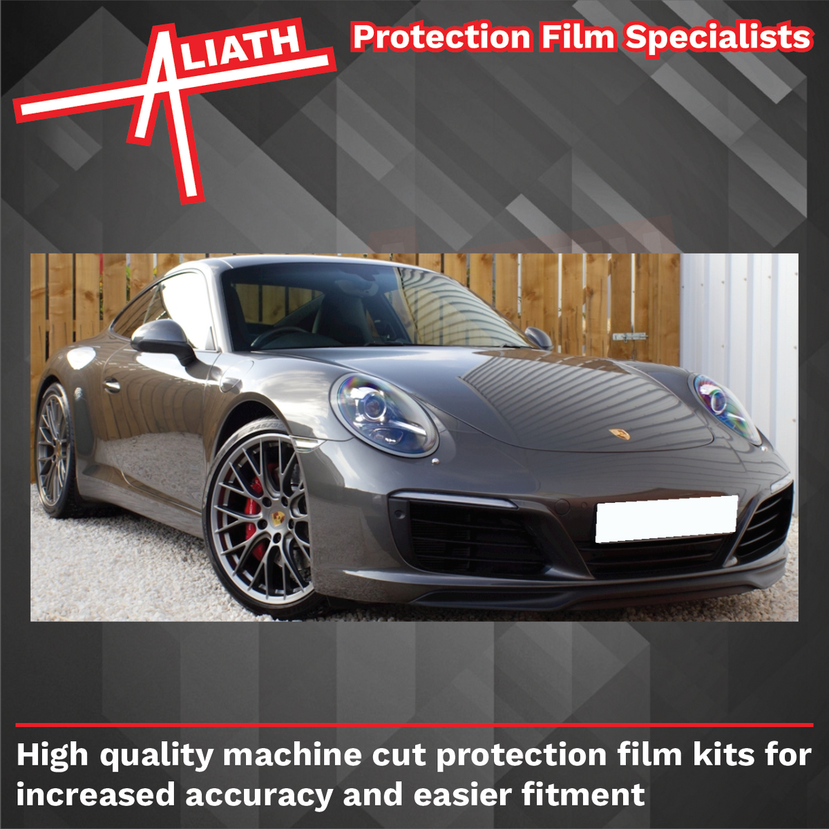 Porsche 911 991 Carrera 2015-2020, Front Bumper CLEAR Paint Protection