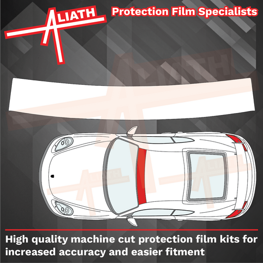 Porsche Cayman 981 GT4 (2012-2016), Roof Front Section CLEAR Paint Protection