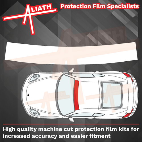 Porsche Cayman 981 GT4 (2012-2016), Roof Front Section CLEAR Paint Protection