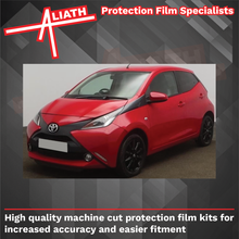 Toyota Aygo 2014-2022, Rear Bumper Upper BLACK Paint Protection