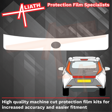 Toyota Aygo 2014-2022, Rear Bumper Upper CLEAR Paint Protection