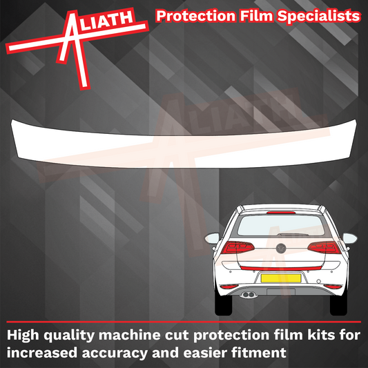 Volkswagen Golf (MK7) 2013-2017, Rear Bumper Upper CLEAR Paint Protection