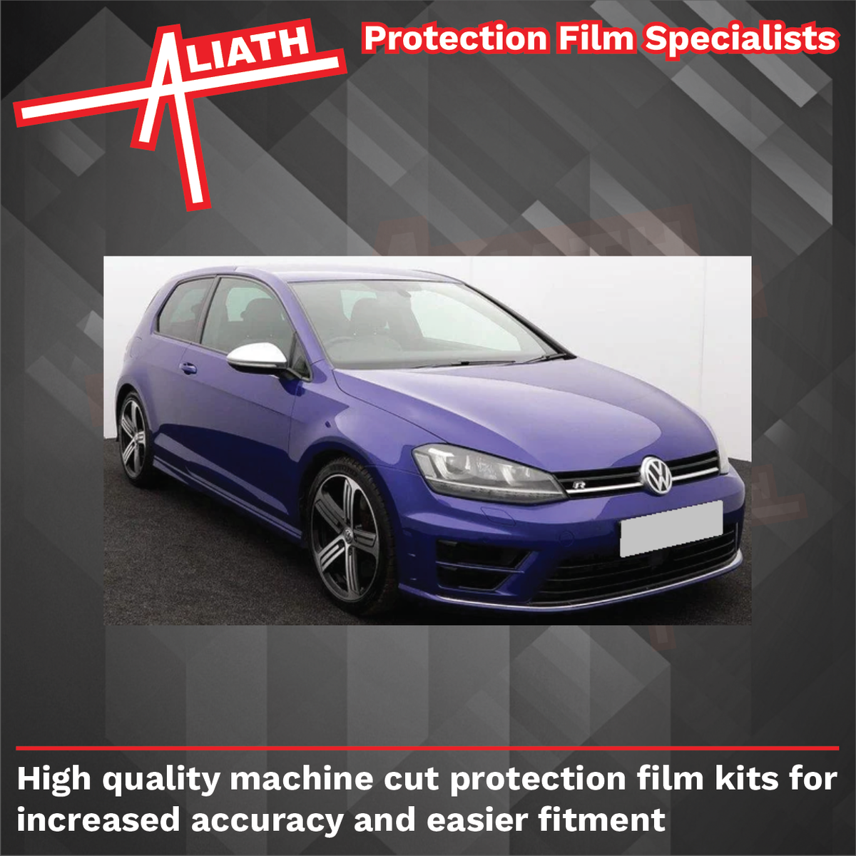 Volkswagen Golf R (MK7) 2014-2017, Front Bumper CLEAR Paint Protection