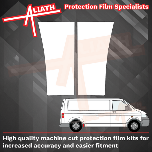 Volkswagen Transporter / Caravelle (Type T5), Rear QTR Arch (Large) CLEAR Paint Protection