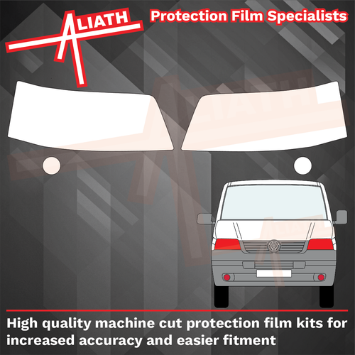 Volkswagen Transporter / Caravelle (Type T5) 2002-2009, Headlights CLEAR Stone Protection