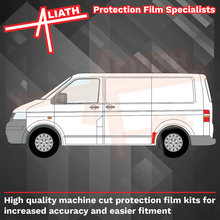 Volkswagen Transporter / Caravelle (T5), Rear QTR Arch (Narrow Tall) CLEAR Paint Protection