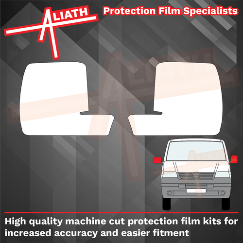 Volkswagen Transporter / Caravelle (Type T5) 2002-2009, Door mirrors CLEAR Paint Protection